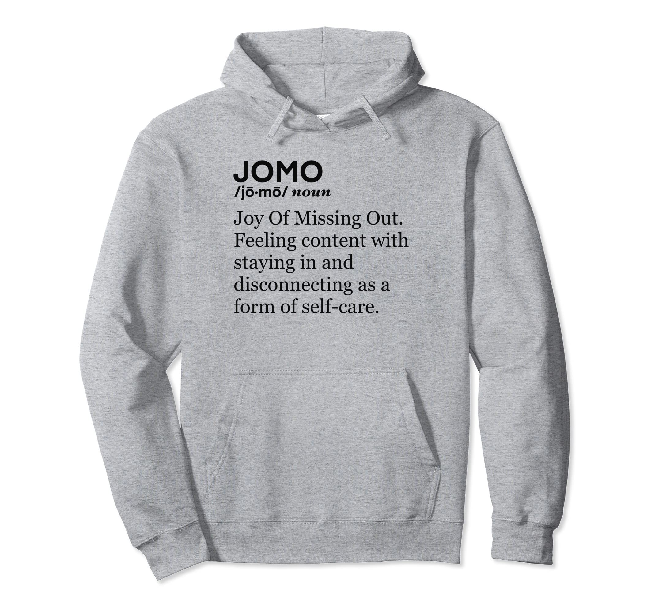 Funny Introvert Jomo Anti Social Hoodie - Graphic Print for Adults - T-Shirt, Sweatshirt, Hoodie