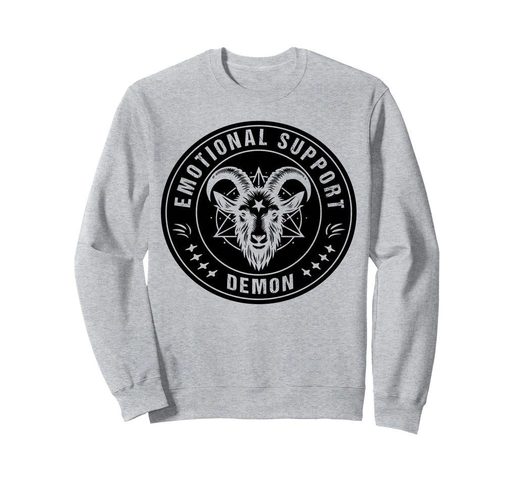 Emotional Support Demon Emotional Sweatshirt - Novelty Apparel for Adults - T-Shirt, Sweatshirt, Hoodie