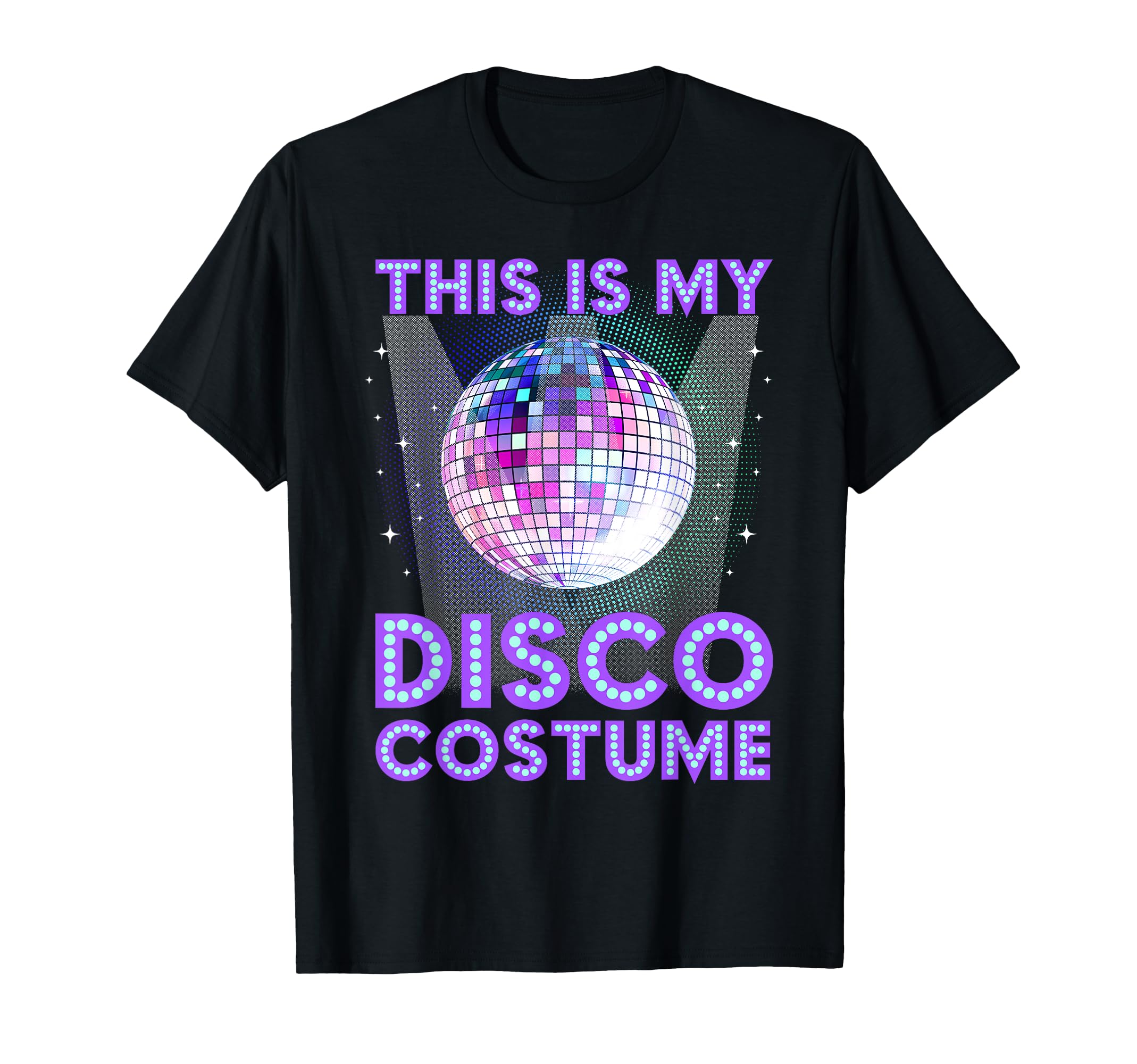 Disco Costume Art 70S 80S Party Disco T-Shirt - Unique Graphic Men Women - T-Shirt, Sweatshirt, Hoodie