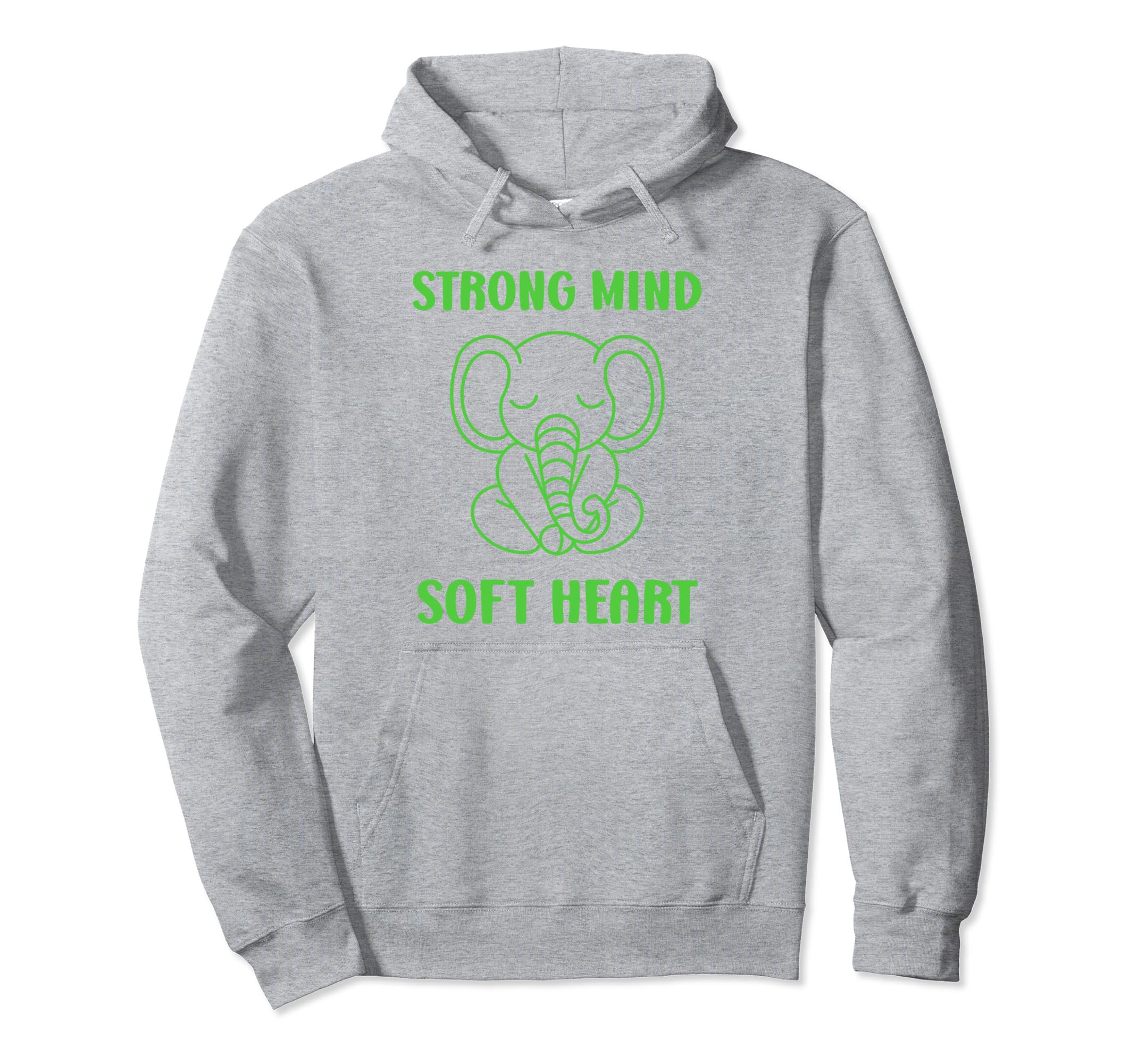 Animal Strong Mind Soft Heart Mental Hoodie - Custom Art Print for Adults - T-Shirt, Sweatshirt, Hoodie