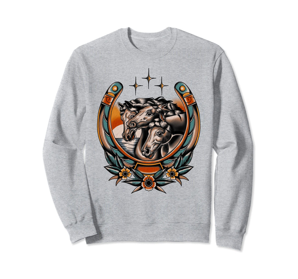 Pharaohs Horses Traditional Sweatshirt - Casual Everyday Wear for Adults - T-Shirt, Sweatshirt, Hoodie