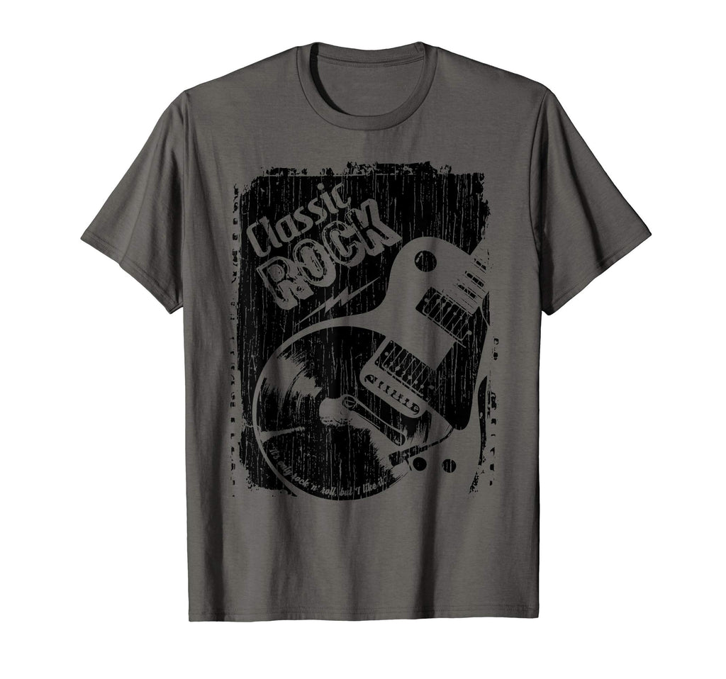 Rock Guitar Vinyl Record T-Shirt - Custom Art Print for Adults - T-Shirt, Sweatshirt, Hoodie