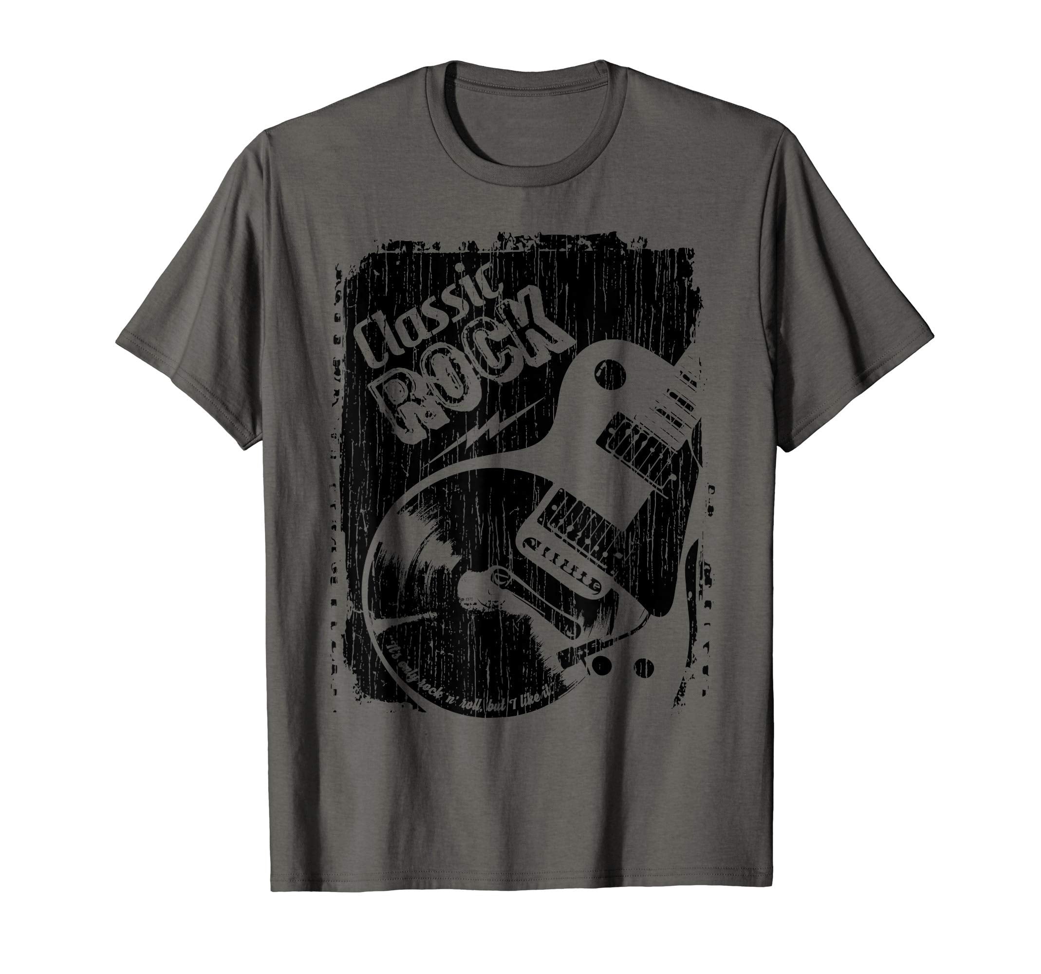Rock Guitar Vinyl Record T-Shirt - Custom Art Print for Adults - T-Shirt, Sweatshirt, Hoodie