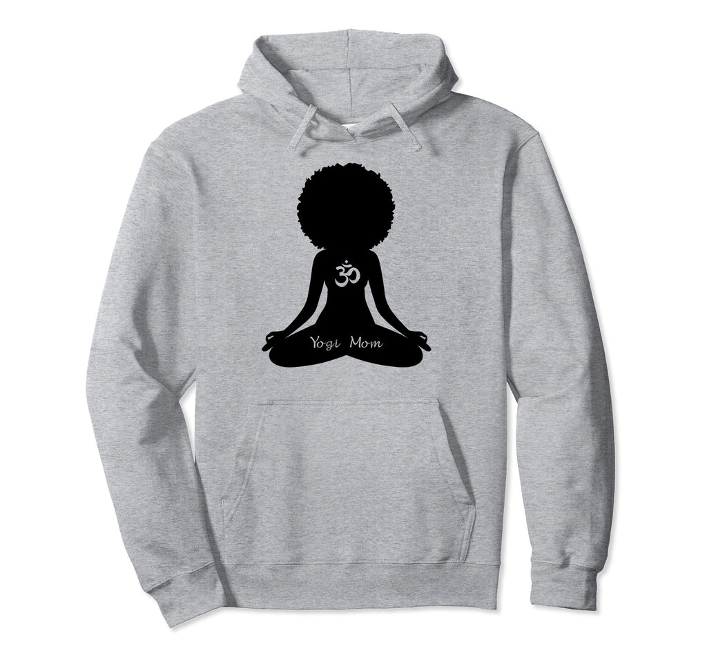 Yogi Mom African American Self Care Om Hoodie - Custom Art Print Unisex - T-Shirt, Sweatshirt, Hoodie