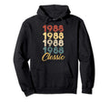 33Rd Birthday Born 1988 33 Bday Gift Hoodie - Streetwear Style Men Women - T-Shirt, Sweatshirt, Hoodie