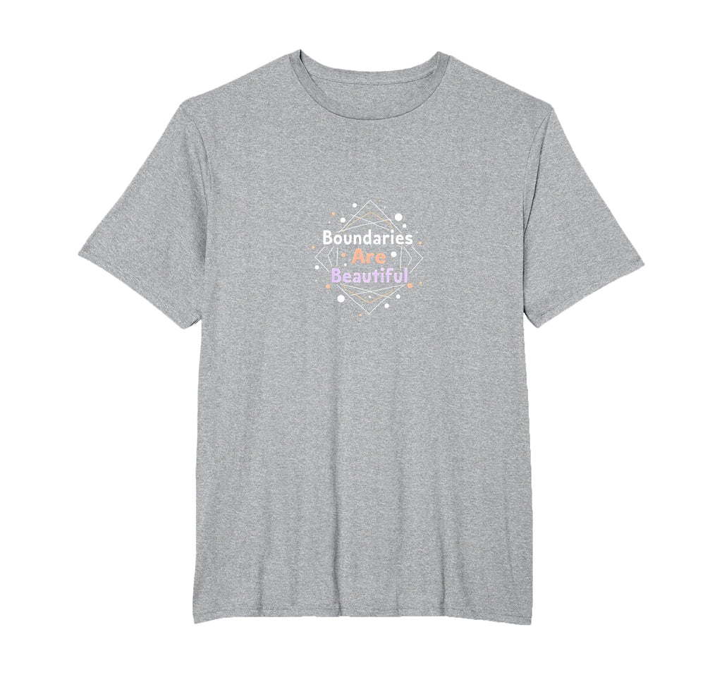Boundaries Are Beautiful Empowering T-Shirt - Custom Art Print Men Women - T-Shirt, Sweatshirt, Hoodie
