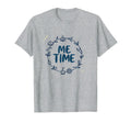 Me Time Cozy Self Care Wreath T-Shirt - Novelty Apparel for Adults - T-Shirt, Sweatshirt, Hoodie