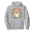 Groovy Cowboy Santa Claus Western Hoodie - Fun Novelty Design Men Women - T-Shirt, Sweatshirt, Hoodie