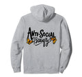 Anti Social Butterfly Hoodie - Aesthetic Graphic for Adults - T-Shirt, Sweatshirt, Hoodie