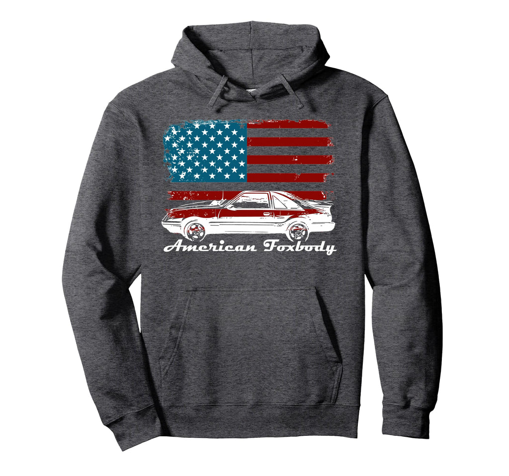 American Foxbody Muscle Car 5 0L Car Hoodie - Fun Novelty Design Unisex - T-Shirt, Sweatshirt, Hoodie