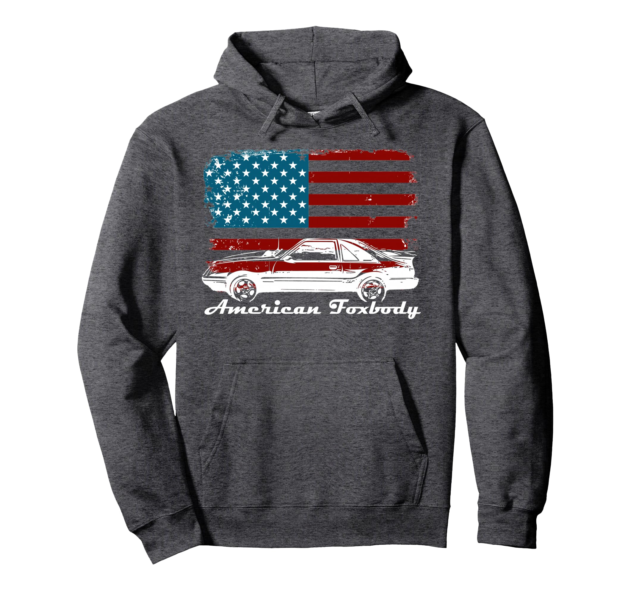 American Foxbody Muscle Car 5 0L Car Hoodie - Fun Novelty Design Unisex - T-Shirt, Sweatshirt, Hoodie