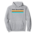 West Bloomfield Mi Hoodie - Minimalist Print Unisex - T-Shirt, Sweatshirt, Hoodie