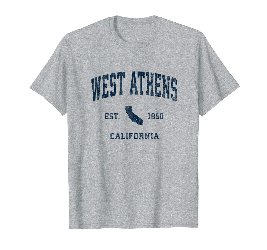 West Athens California Ca Athletic T-Shirt - Fun Novelty Design Unisex - T-Shirt, Sweatshirt, Hoodie