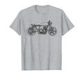 Cafe Racer Motorcycle Gear Head T-Shirt - Custom Art Print Men Women - T-Shirt, Sweatshirt, Hoodie