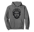 Buddha Headphones Mindfulness Music Hoodie - Fun Novelty Design for Adults - T-Shirt, Sweatshirt, Hoodie