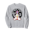 Chakra Chakras Aligned Meditation Sweatshirt - Graphic Print Men Women - T-Shirt, Sweatshirt, Hoodie
