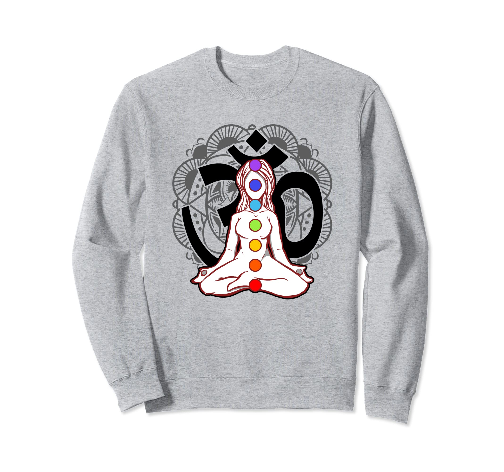 Chakra Chakras Aligned Meditation Sweatshirt - Graphic Print Men Women - T-Shirt, Sweatshirt, Hoodie