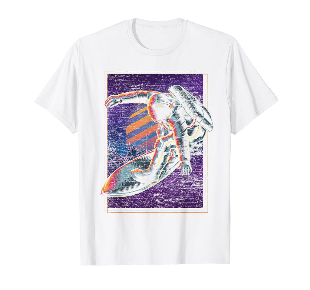 Synthwave Outer Space Vaporwave 80S T-Shirt - Novelty Apparel for Adults - T-Shirt, Sweatshirt, Hoodie