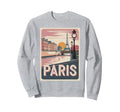 Paris Eiffel Tower River Sunset Sweatshirt - Novelty Apparel Men Women - T-Shirt, Sweatshirt, Hoodie