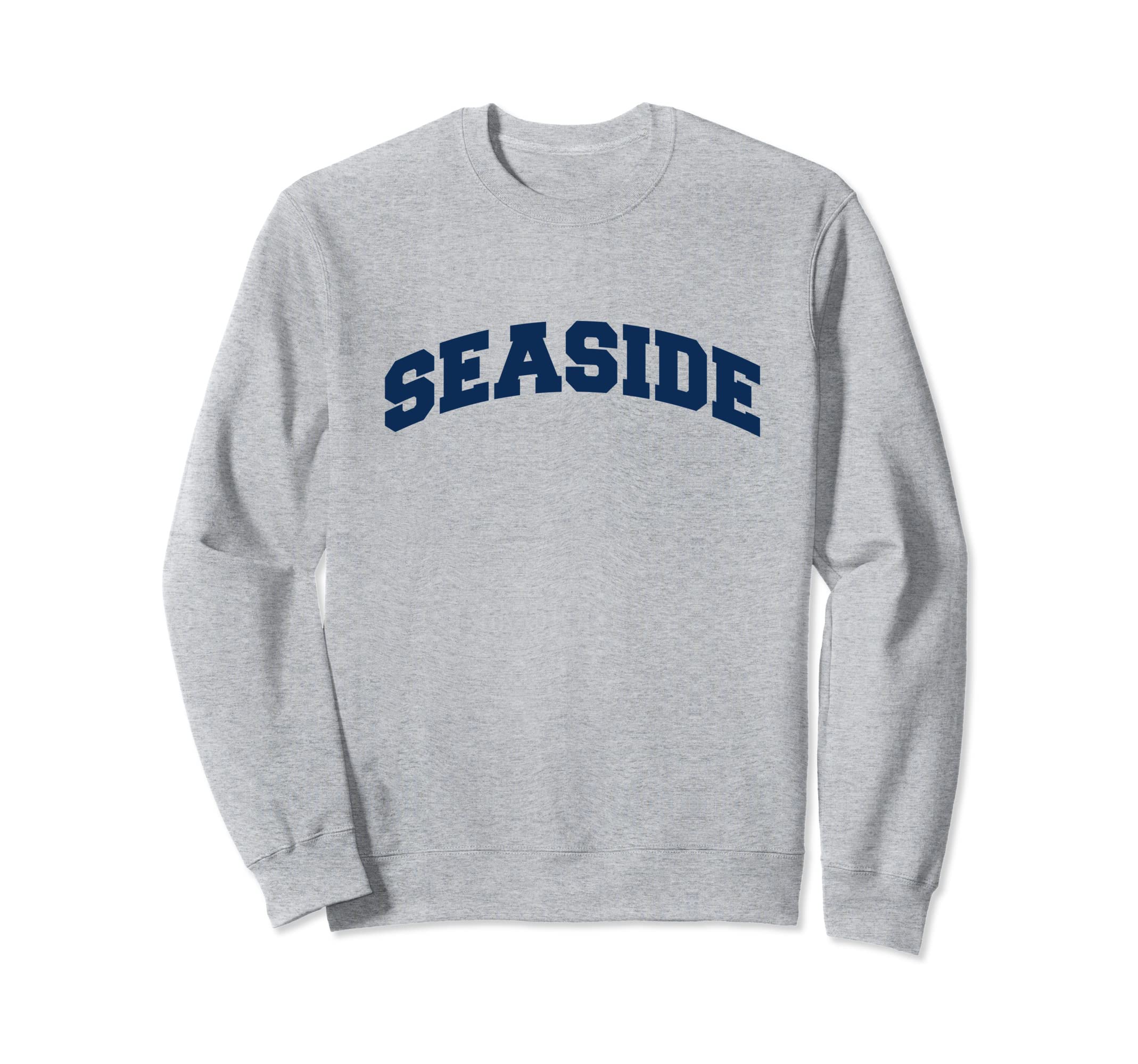 Grey Seaside Sweatshirt - Custom Art Print Men Women - T-Shirt, Sweatshirt, Hoodie