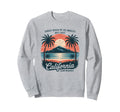 California Beach Summer Vibes Sweatshirt - Aesthetic Graphic Men Women - T-Shirt, Sweatshirt, Hoodie