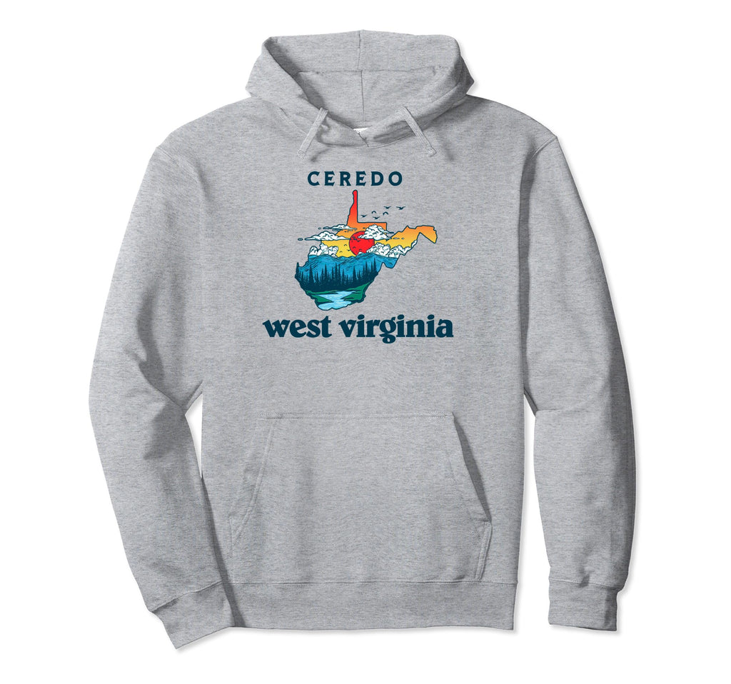 Ceredo West Virginia Outdoors Hoodie - Aesthetic Graphic for Adults - T-Shirt, Sweatshirt, Hoodie