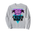 Vaporwave Aesthetic 80S Catorwave Sweatshirt - Trendy Graphic for Adults - T-Shirt, Sweatshirt, Hoodie