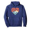 Explore Outdoor Nature Lover Heart Hoodie - Casual Everyday Wear Men Women - T-Shirt, Sweatshirt, Hoodie