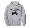 Bike Funny Life Is Journey Fashionable Hoodie - Trendy Graphic Unisex - T-Shirt, Sweatshirt, Hoodie