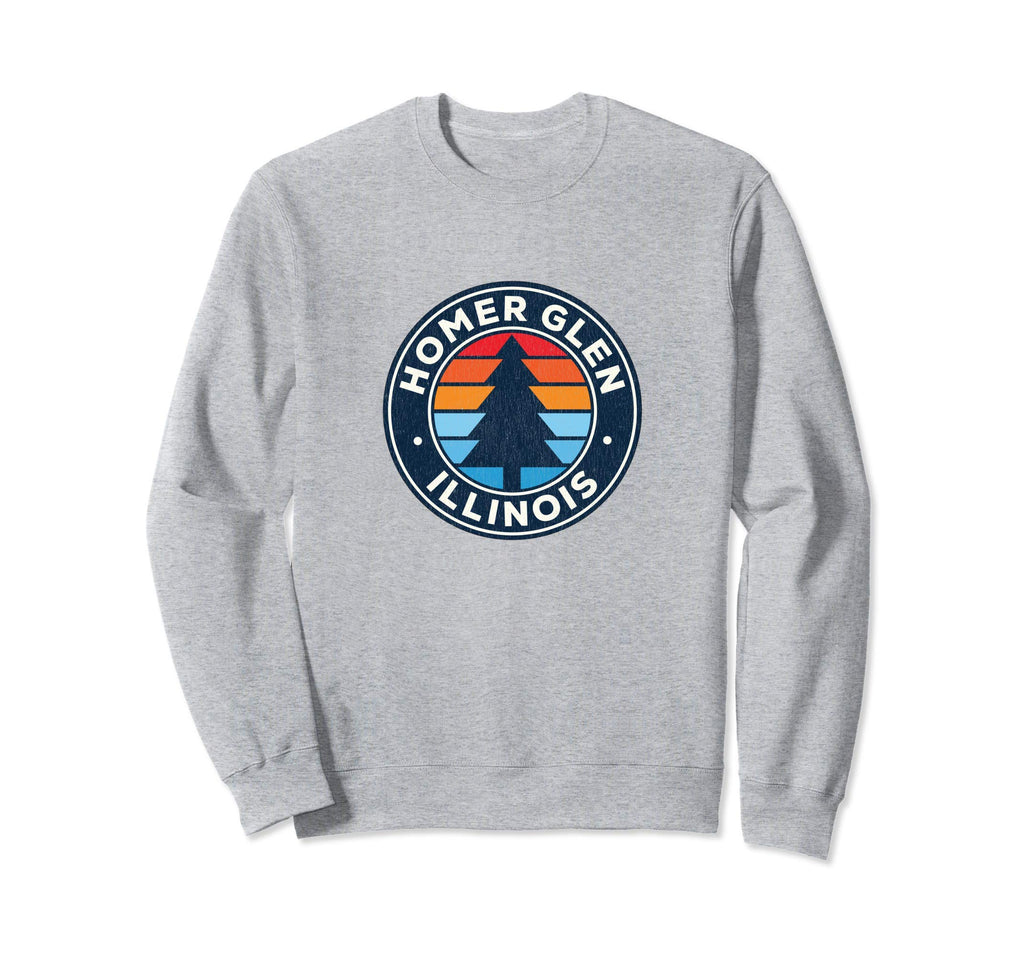 Homer Glen Illinois Il 70S Sweatshirt - Custom Art Print for Adults - T-Shirt, Sweatshirt, Hoodie