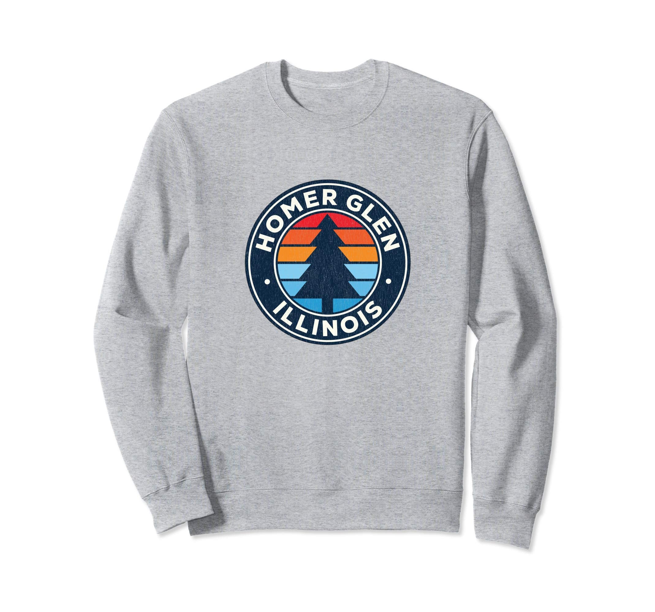 Homer Glen Illinois Il 70S Sweatshirt - Custom Art Print for Adults - T-Shirt, Sweatshirt, Hoodie