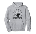 Nail Tech Rockin Self Care Revolution Hoodie - Graphic Print for Adults - T-Shirt, Sweatshirt, Hoodie