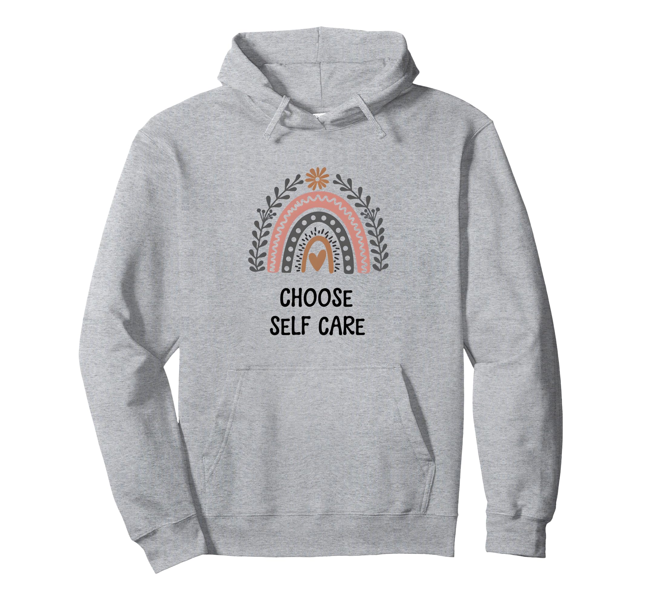 Mental Health Awareness Choose Self Care Hoodie - Graphic Print Unisex - T-Shirt, Sweatshirt, Hoodie