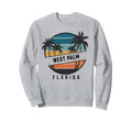 West Palm Beach Florida Surfboard Sweatshirt - Custom Art Print for Adults - T-Shirt, Sweatshirt, Hoodie