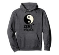 Zen Mode Peaceful Positive Yoga And Hoodie - Aesthetic Graphic Unisex - T-Shirt, Sweatshirt, Hoodie