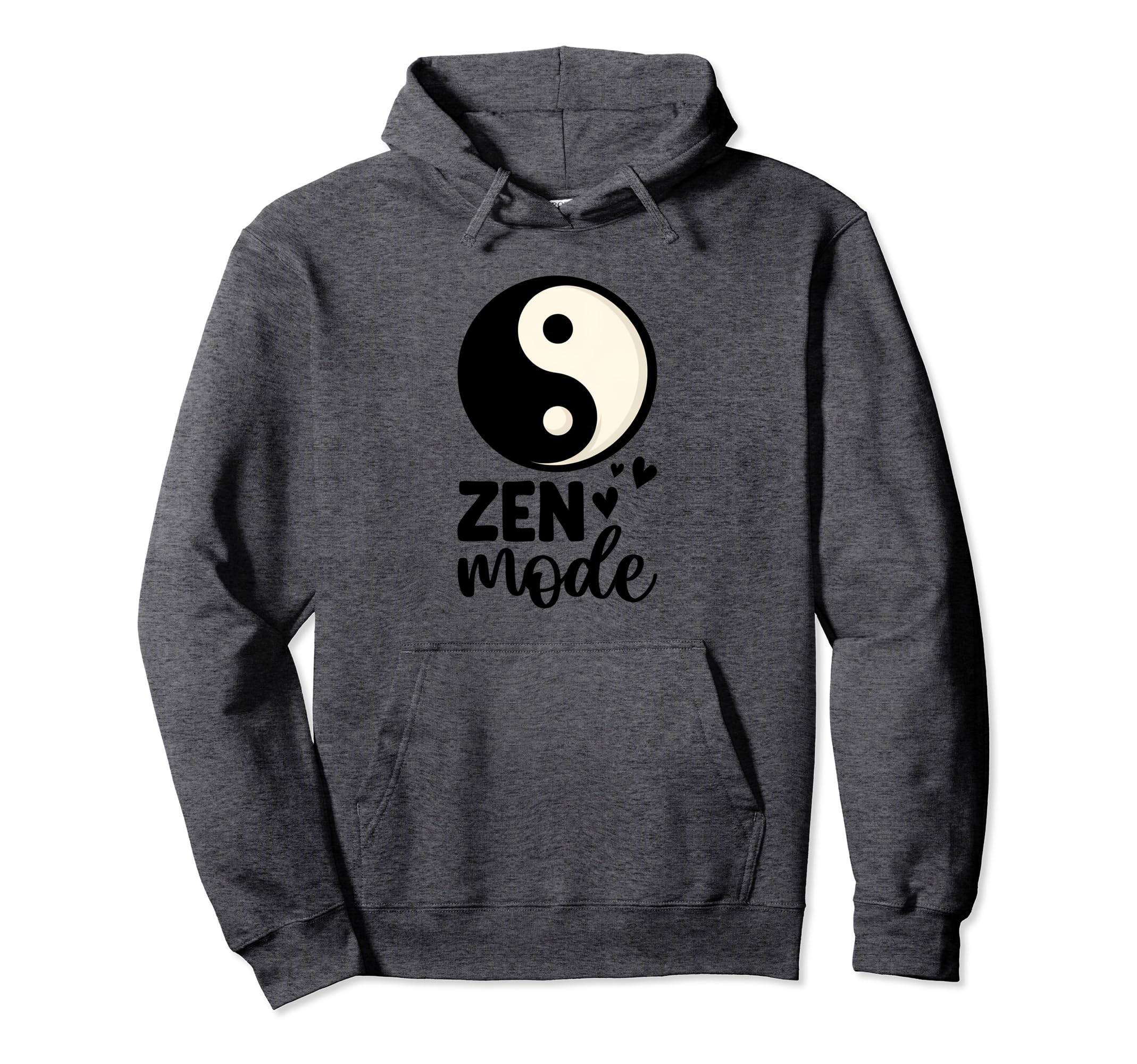 Zen Mode Peaceful Positive Yoga And Hoodie - Aesthetic Graphic Unisex - T-Shirt, Sweatshirt, Hoodie