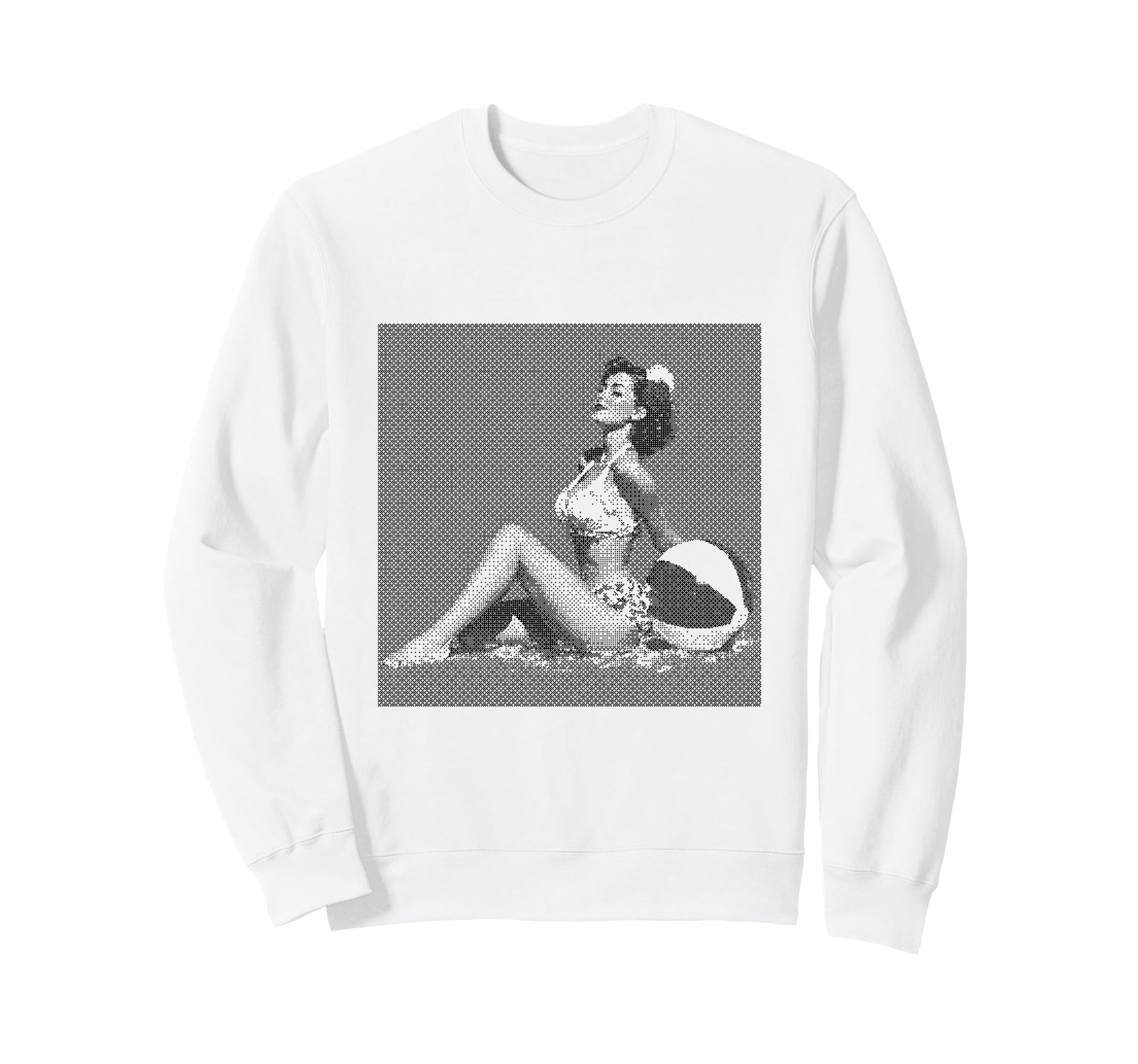 Pin Up Beach Art Sweatshirt - Novelty Apparel Unisex - T-Shirt, Sweatshirt, Hoodie