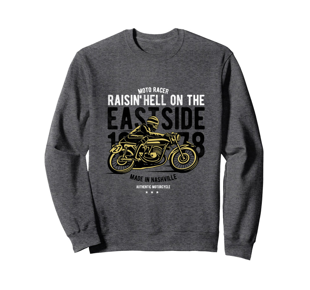 Motorcycle Racer Biker Sweatshirt - Aesthetic Graphic Unisex - T-Shirt, Sweatshirt, Hoodie