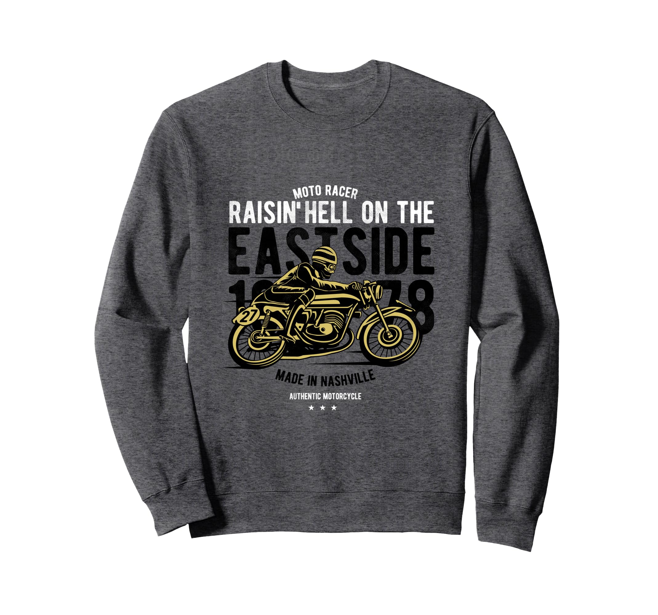 Motorcycle Racer Biker Sweatshirt - Aesthetic Graphic Unisex - T-Shirt, Sweatshirt, Hoodie