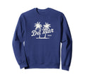 Del Mar California 70S Palm Trees Sweatshirt - Custom Art Print Unisex - T-Shirt, Sweatshirt, Hoodie