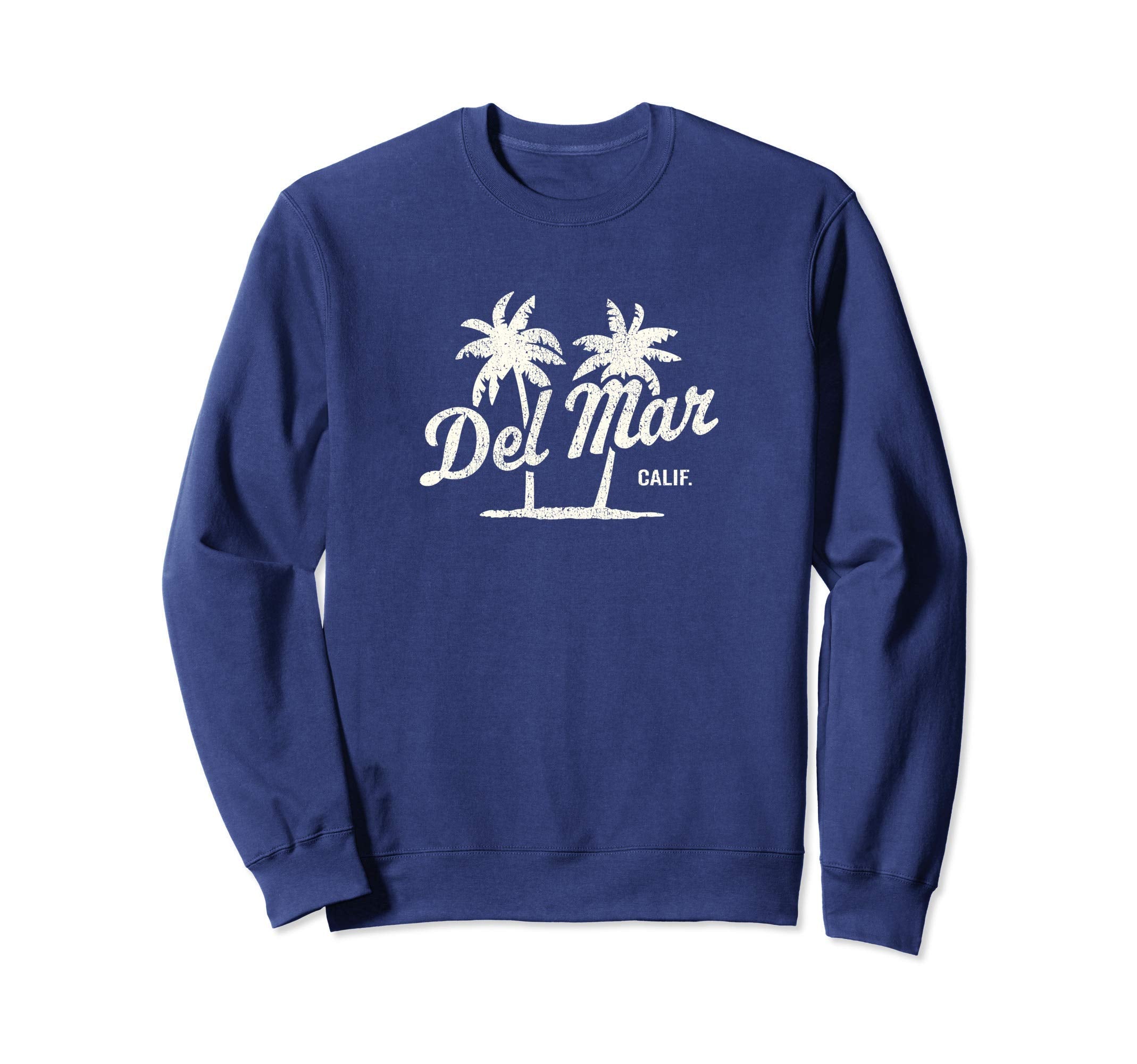Del Mar California 70S Palm Trees Sweatshirt - Custom Art Print Unisex - T-Shirt, Sweatshirt, Hoodie