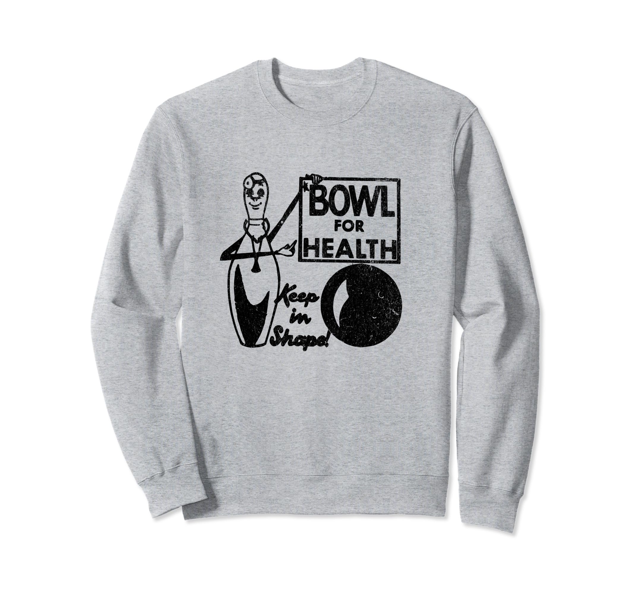 Bowl Health Bowling Matchbook Sweatshirt - Fun Novelty Design for Adults - T-Shirt, Sweatshirt, Hoodie