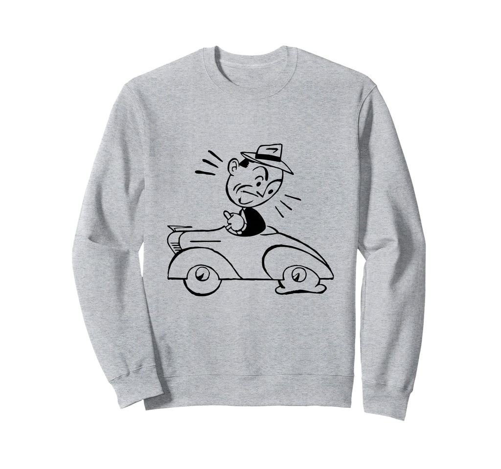 Flat Tire Car Convertible Show Sweatshirt - Custom Art Print Men Women - T-Shirt, Sweatshirt, Hoodie