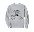 Flat Tire Car Convertible Show Sweatshirt - Custom Art Print Men Women - T-Shirt, Sweatshirt, Hoodie