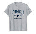 Pinch West Virginia Wv Athletic Navy T-Shirt - Casual Everyday Wear Unisex - T-Shirt, Sweatshirt, Hoodie