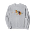 Distressed Heartbeat German Shepherd Sweatshirt - Graphic Print Men Women - T-Shirt, Sweatshirt, Hoodie