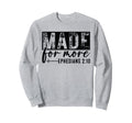 Made More Ephesians 2 10 Sweatshirt - Minimalist Print for Adults - T-Shirt, Sweatshirt, Hoodie