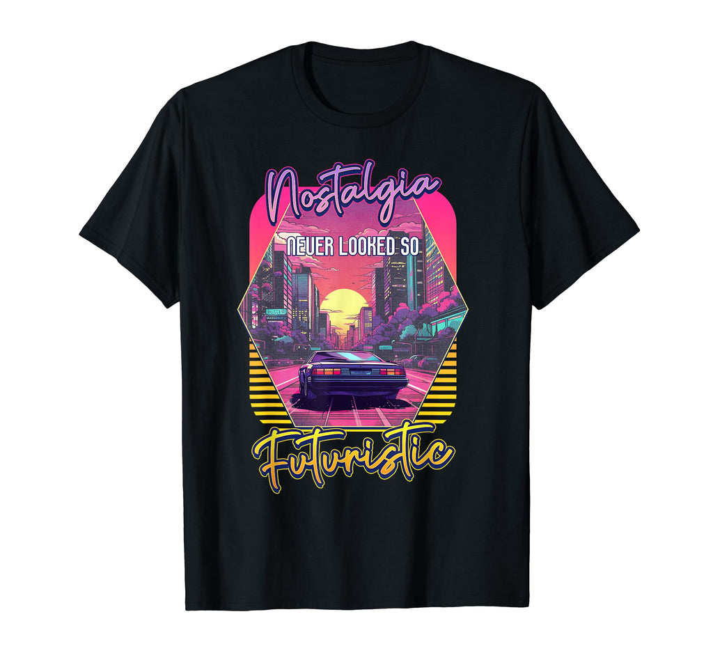 Synthwave Futuristic Sports Car T-Shirt - Streetwear Style for Adults - T-Shirt, Sweatshirt, Hoodie