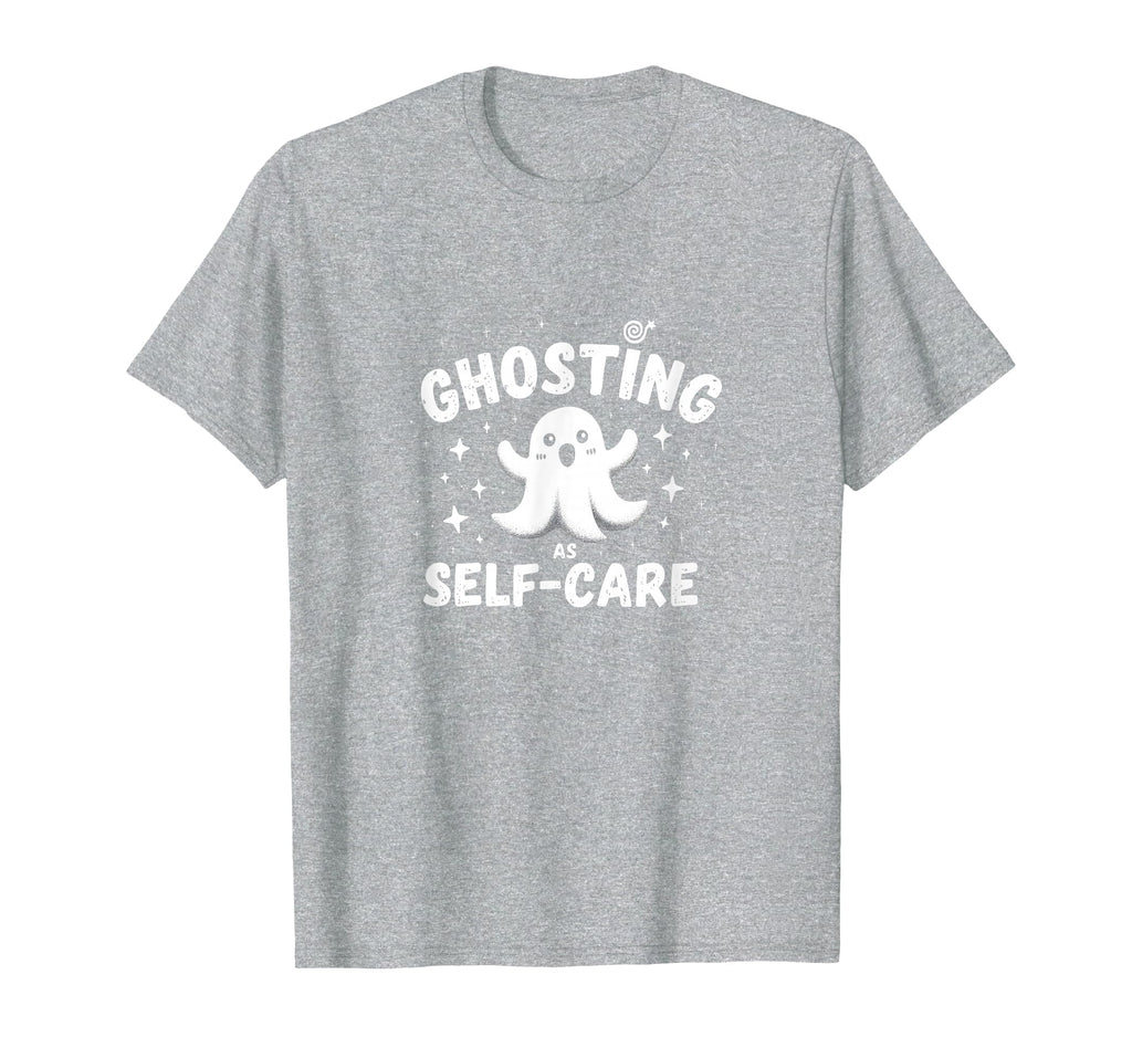 Halloween Modern Life Ghosting As Self T-Shirt - Novelty Apparel Unisex - T-Shirt, Sweatshirt, Hoodie