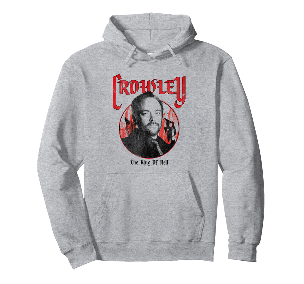 Supernatural Crowley King Hell Hoodie - Graphic Print for Adults - T-Shirt, Sweatshirt, Hoodie